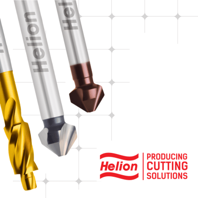 Helion countersink and counterbore for machining